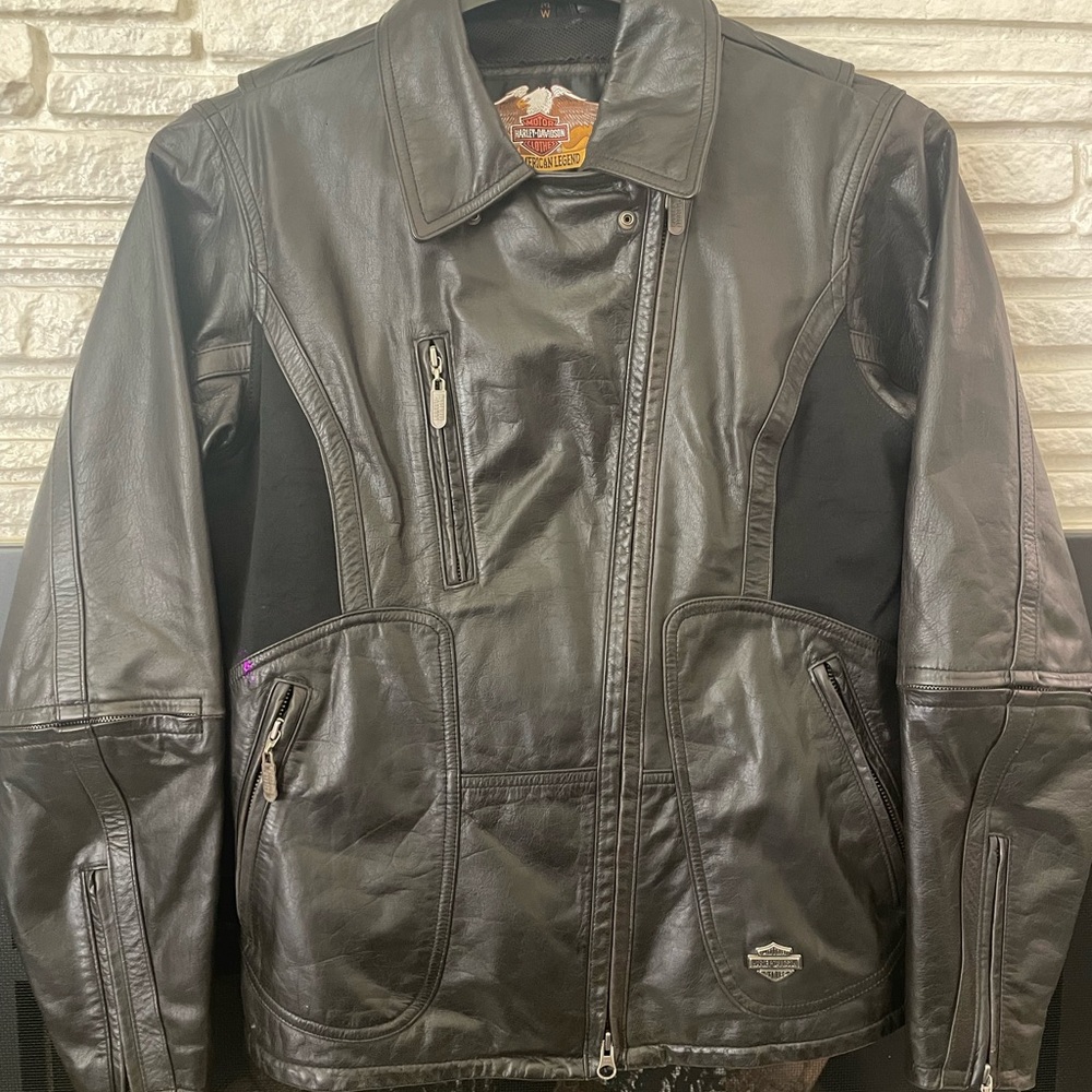 Harley-Davidson Black Leather Motorcycle Jacket